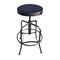 Holland Bar Stool Co Adjustable Stool, Clear Coat Finish, Graph Anchor Seat 910CL014 - alternate 1